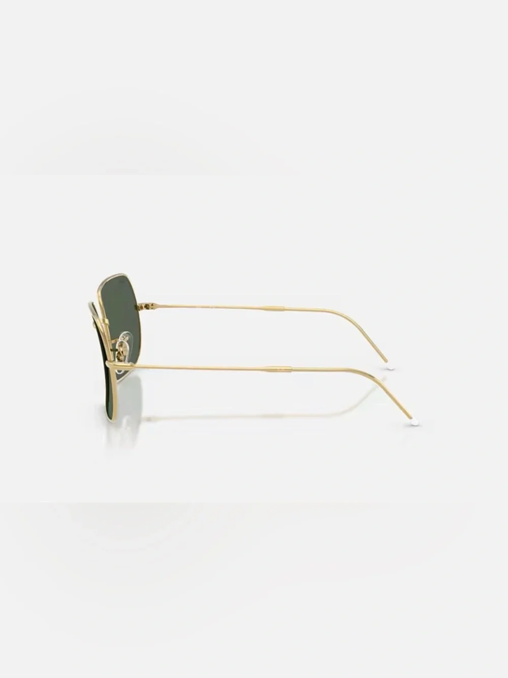 Ray-Ban Sunglasses RB1971 Square Reverse 9147/31 54/9 Women's Gold/ G-15 Green - Picture 3 of 16